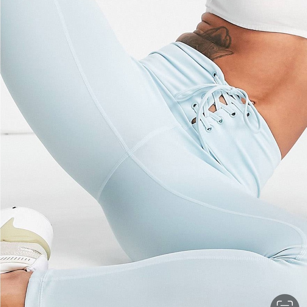 GUESS highwaisted legging in blue-part of a set